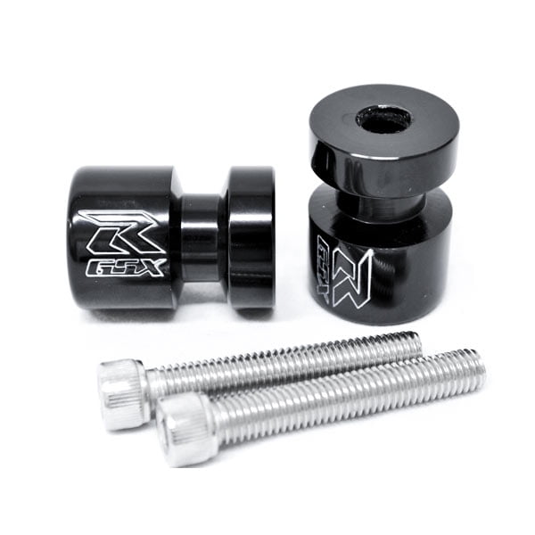 Krator Chrome Swingarm Spools Sliders Motorcycle Bobbins For Suzuki GSX 1300R Hayabusa 1999-2011